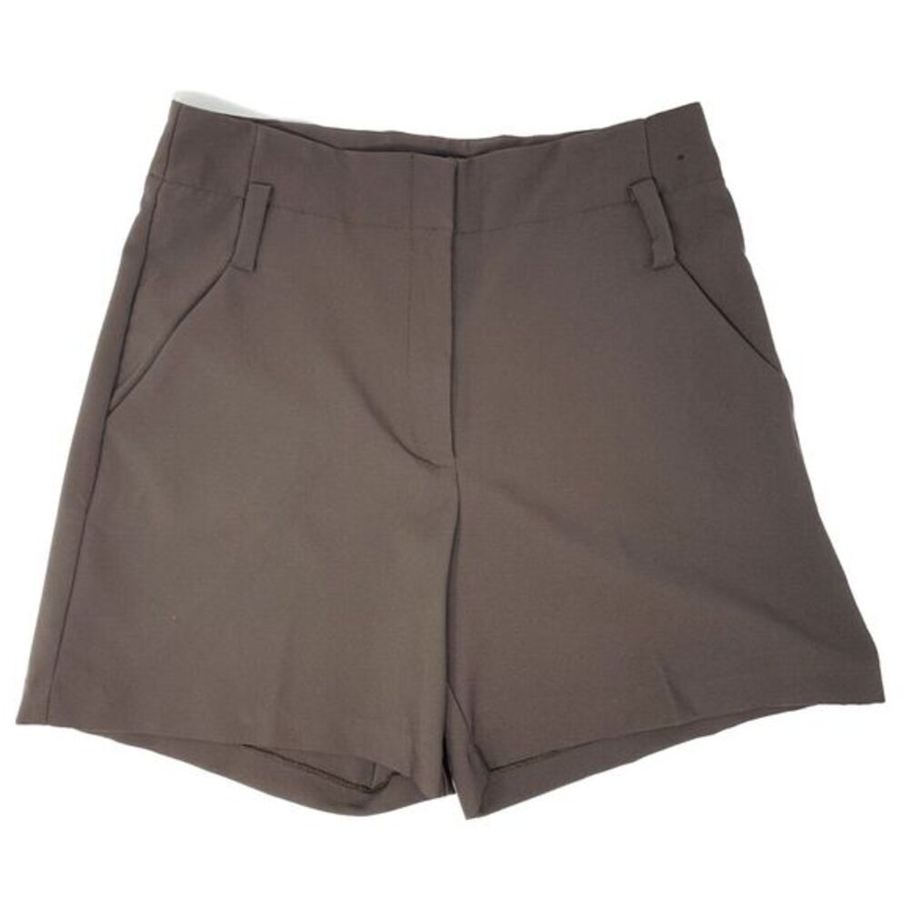 7th AVENUE DESIGN STUDIO NY&Co Brown Flat Front Women's Dress Shorts‎ Size 8